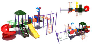 KIDS OUTDOOR MULTIPLAY STATION PLAYGROUND MANUFACTURE AND SUPPLIER