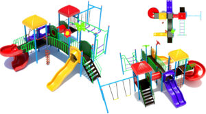 KIDS OUTDOOR MULTIPLAY STATION PLAYGROUND MANUFACTURE AND SUPPLIER